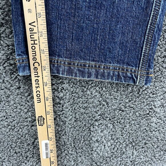 Duluth Trading Flex Ballroom Relaxed Fit Jeans Mens Size 44x28 Blue Straight - Picture 3 of 7